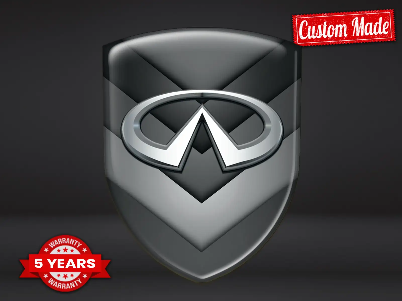 Infiniti Stickers Vitre Arrière Moderne Max Stylé Pro Résistant